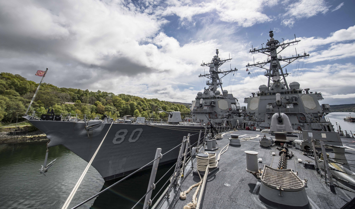 Arleigh Burke class guided missile destroyer