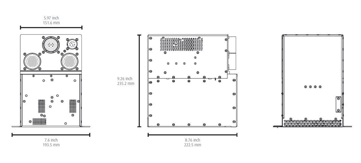 PU-2000 Dimensions