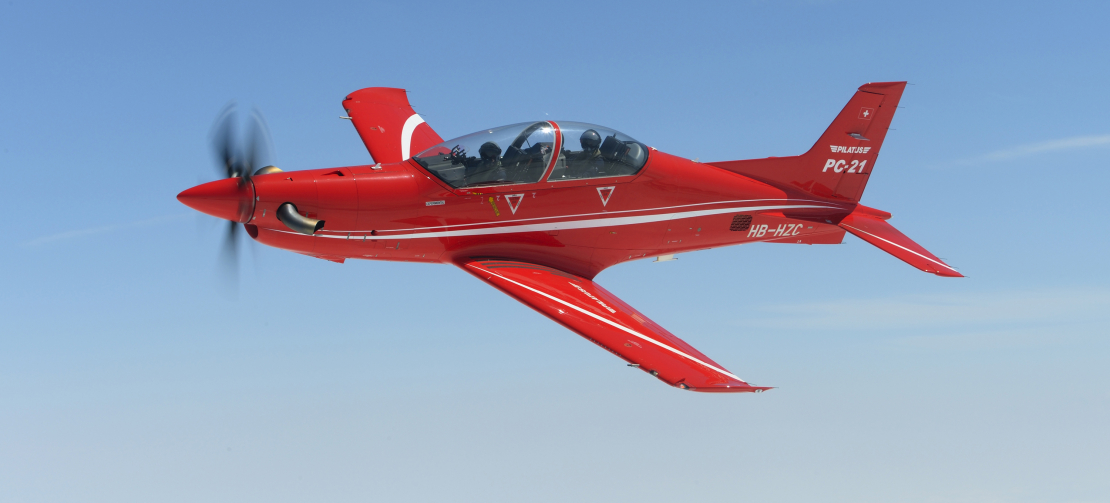 Military Trainer - Pilatus PC-21 (Photo by Pilatus Aircraft Ltd)