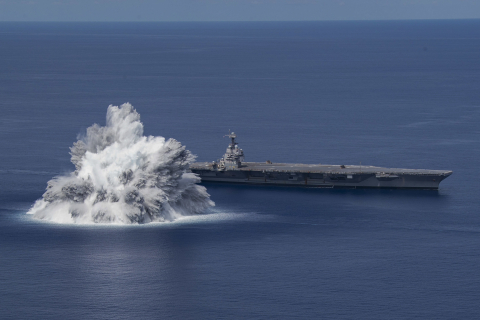 shock tests US Navy