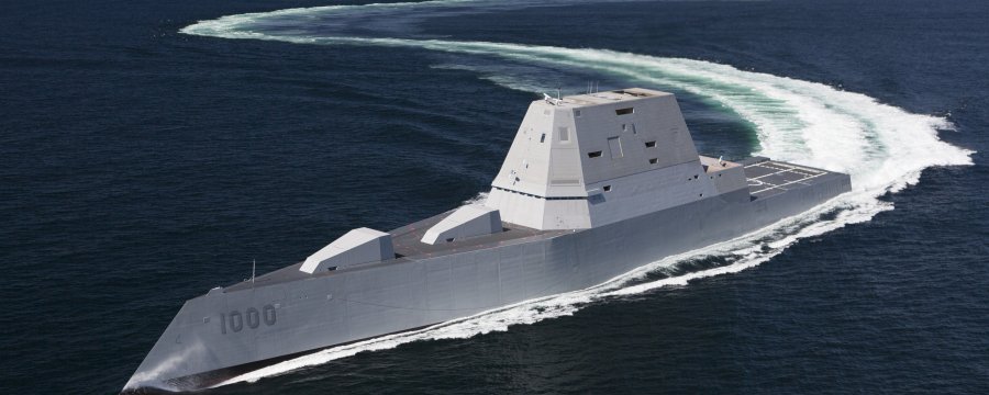 guided-missile destroyer USS Zumwalt 