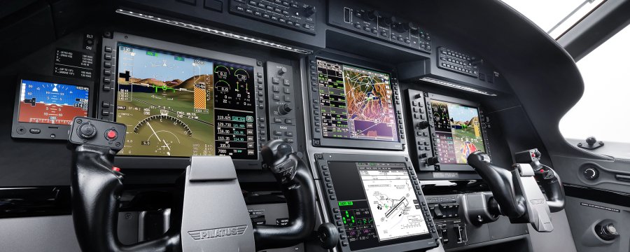 PC-12 cockpit
